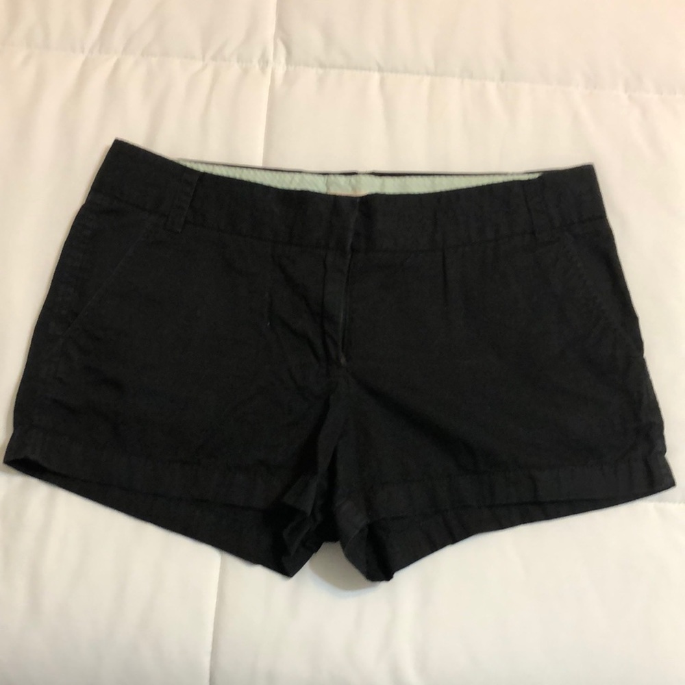 JCrew chino black shorts